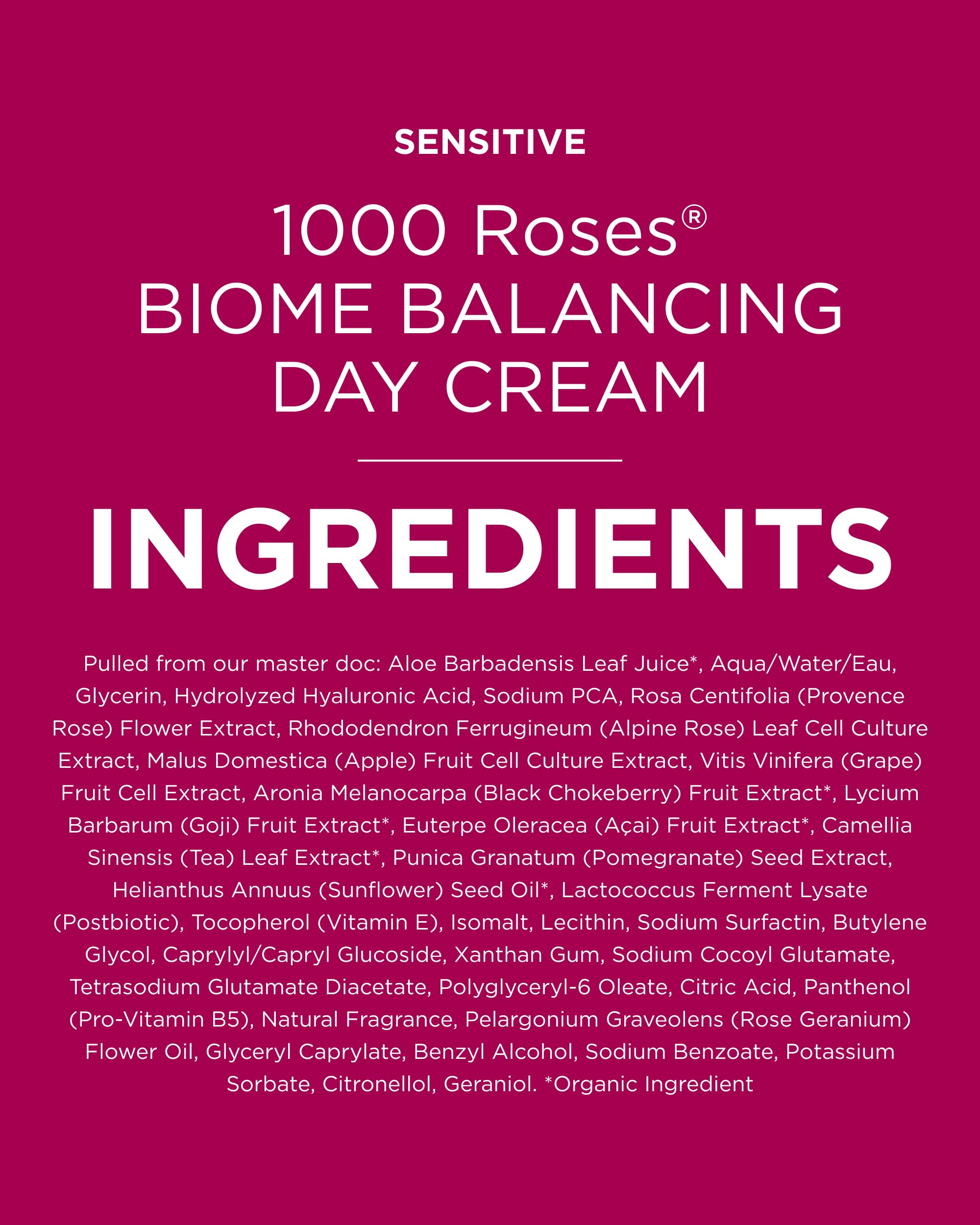 Andalou Naturals Crema Día Biome Equilibrante ayuda a reforzar la barrera cutánea de forma suave.