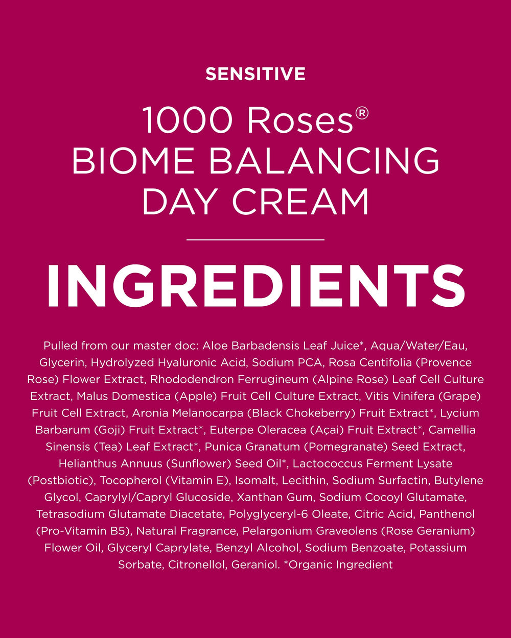 Andalou Naturals Crema Día Biome Equilibrante ayuda a reforzar la barrera cutánea de forma suave.