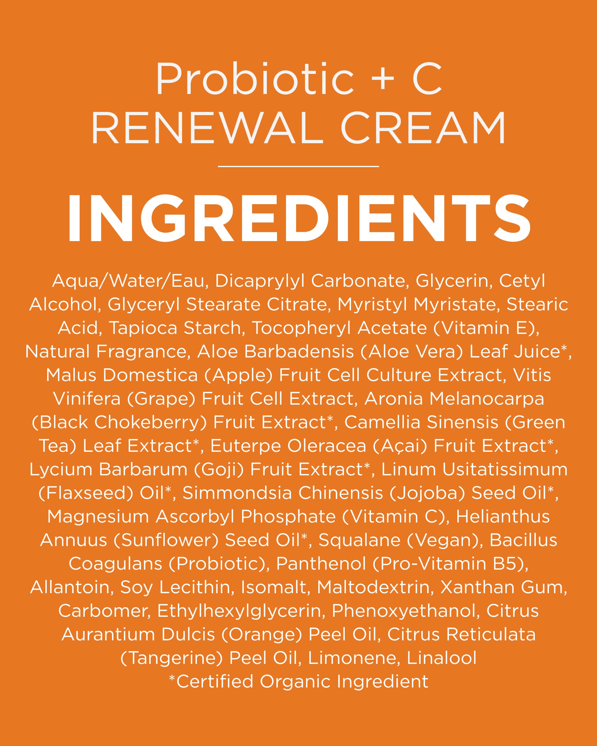 Andalou Naturals crema facial ligera, ideal para climas cálidos.