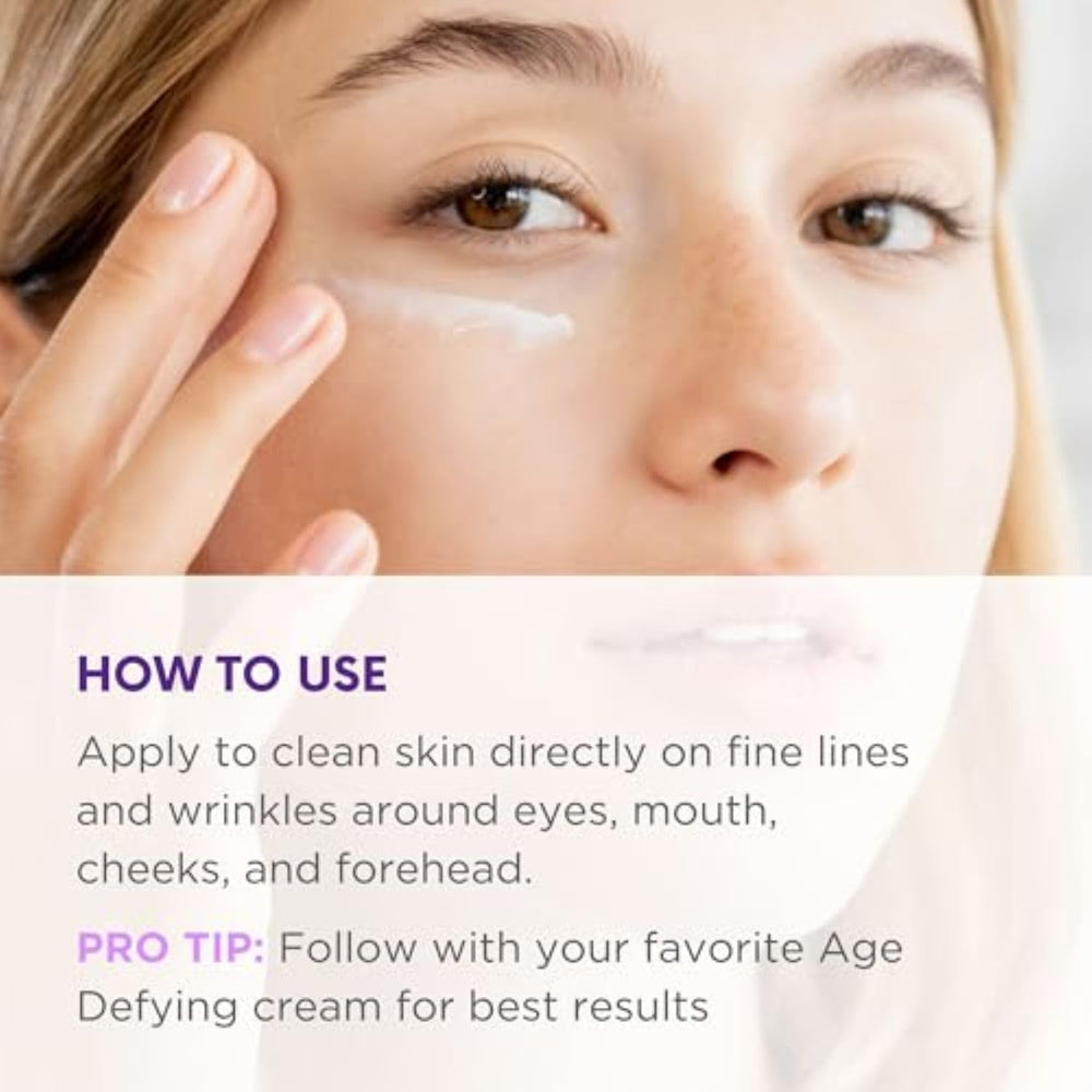 Células madre de fruta en Andalou Naturals Deep Wrinkle Dermal Filler para vitalidad de la piel