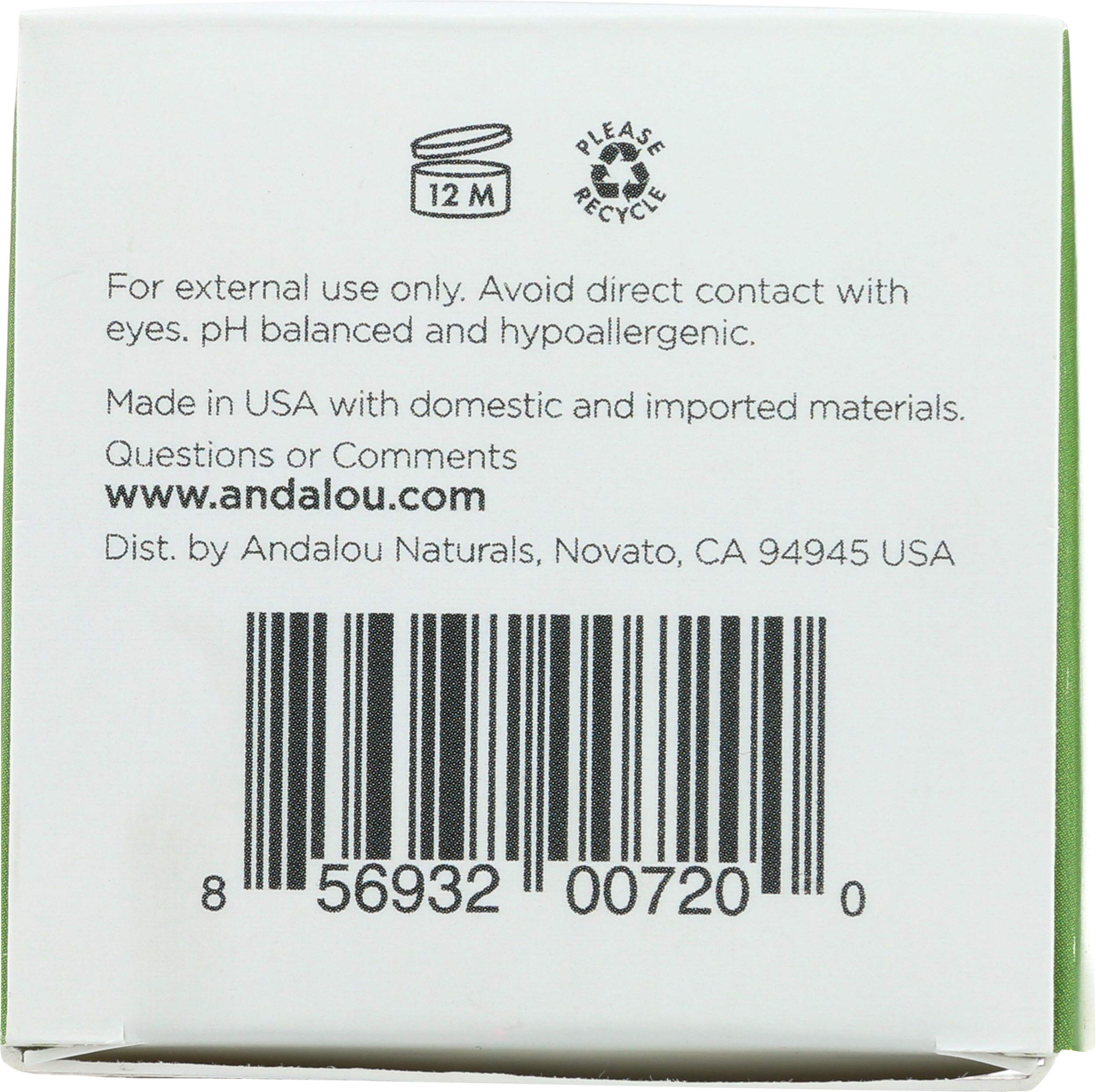 Andalou Naturals Dreamy Night Cream, despertar con brillo suave y natural.