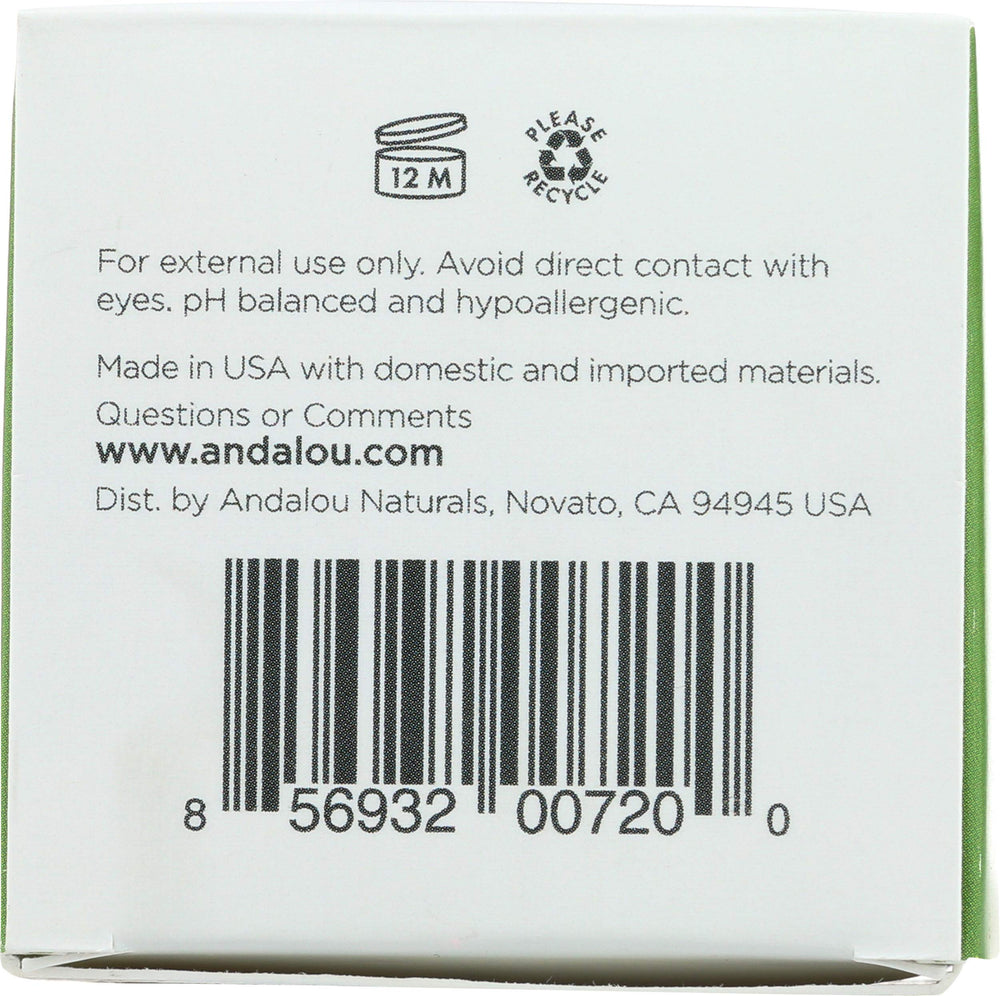 Andalou Naturals Dreamy Night Cream, despertar con brillo suave y natural.