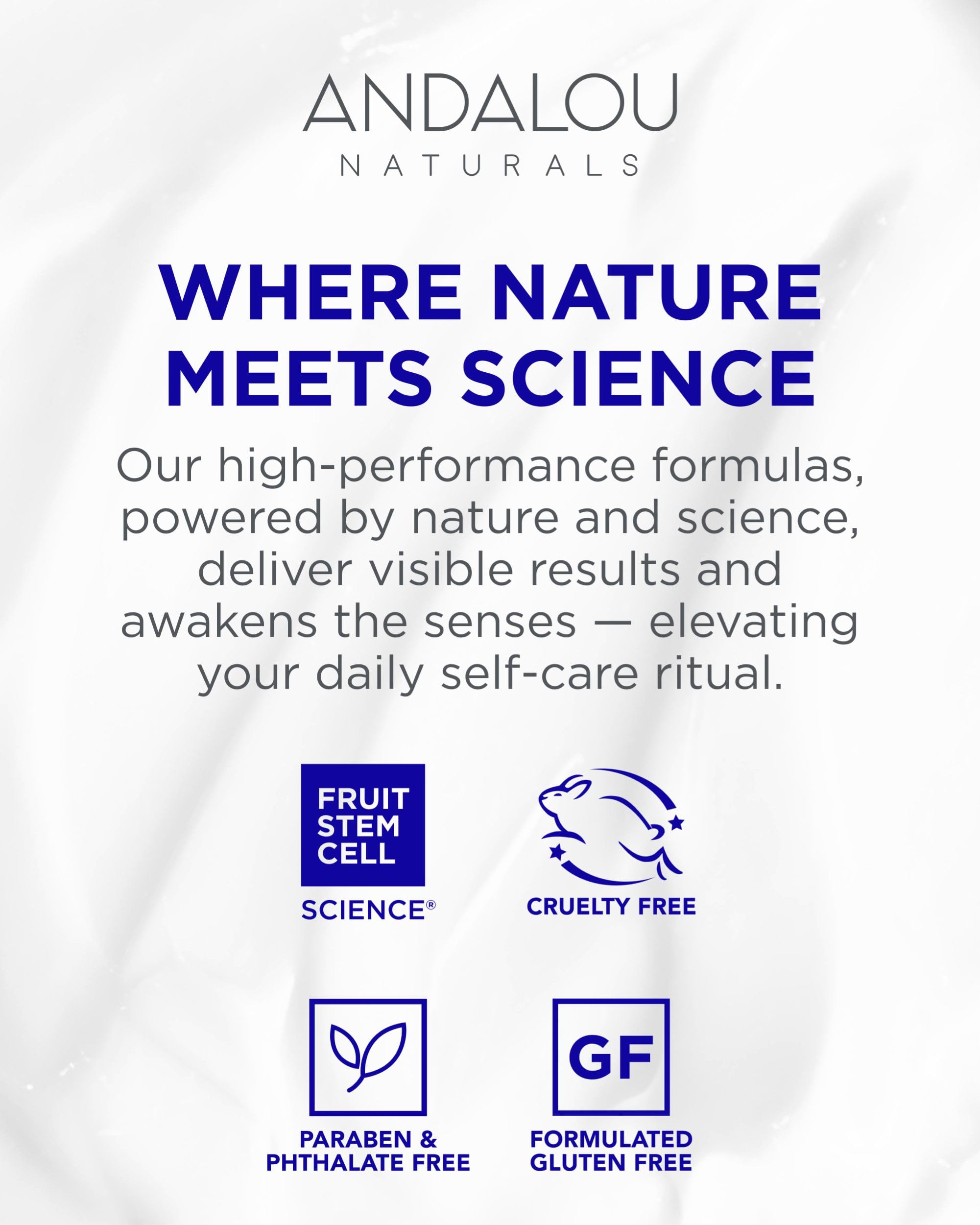Andalou Naturals ingredientes veganos y sostenibles sin gluten
