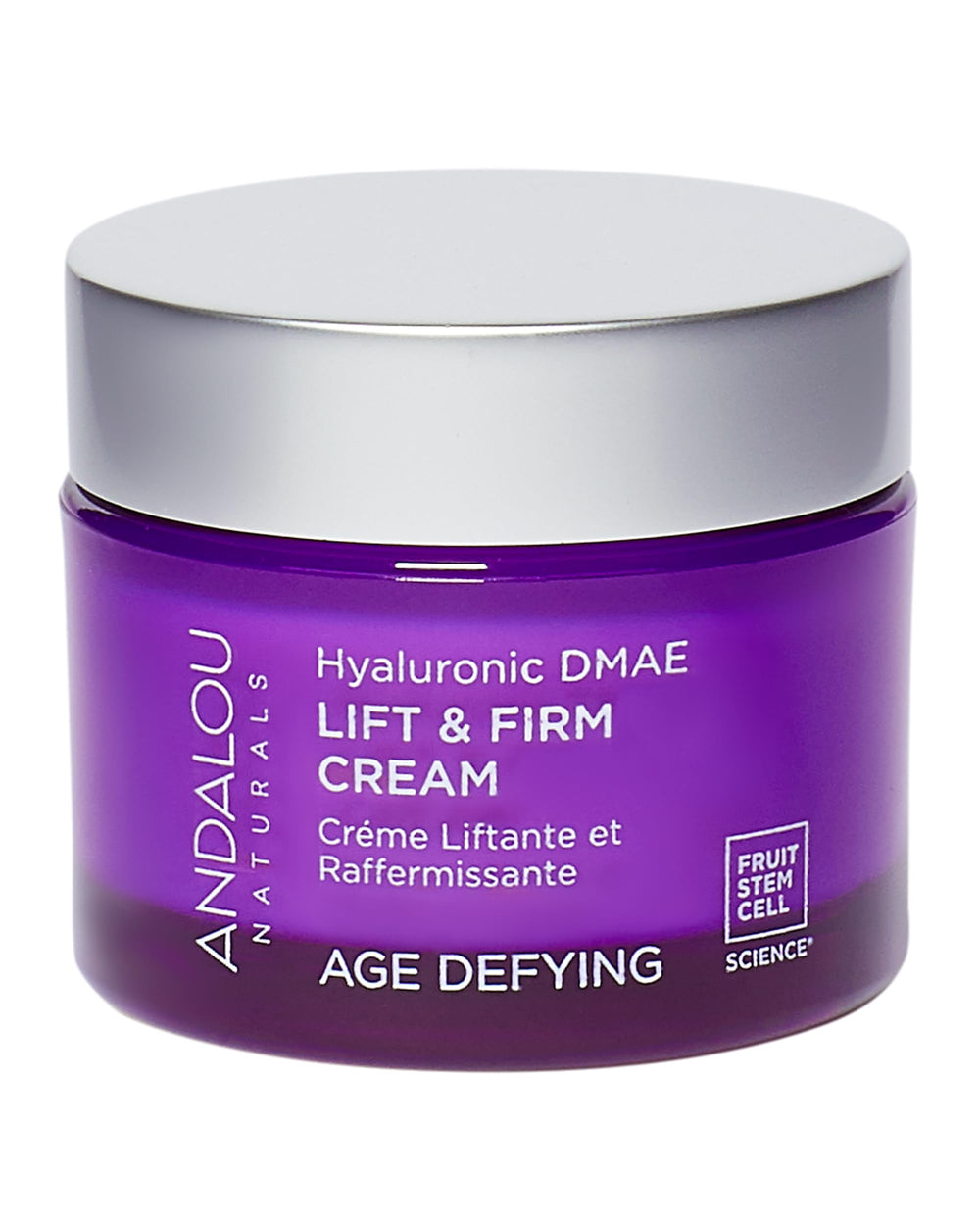 Andalou Naturals Lift&Firm bote crema hialuronico para hidratacion diaria