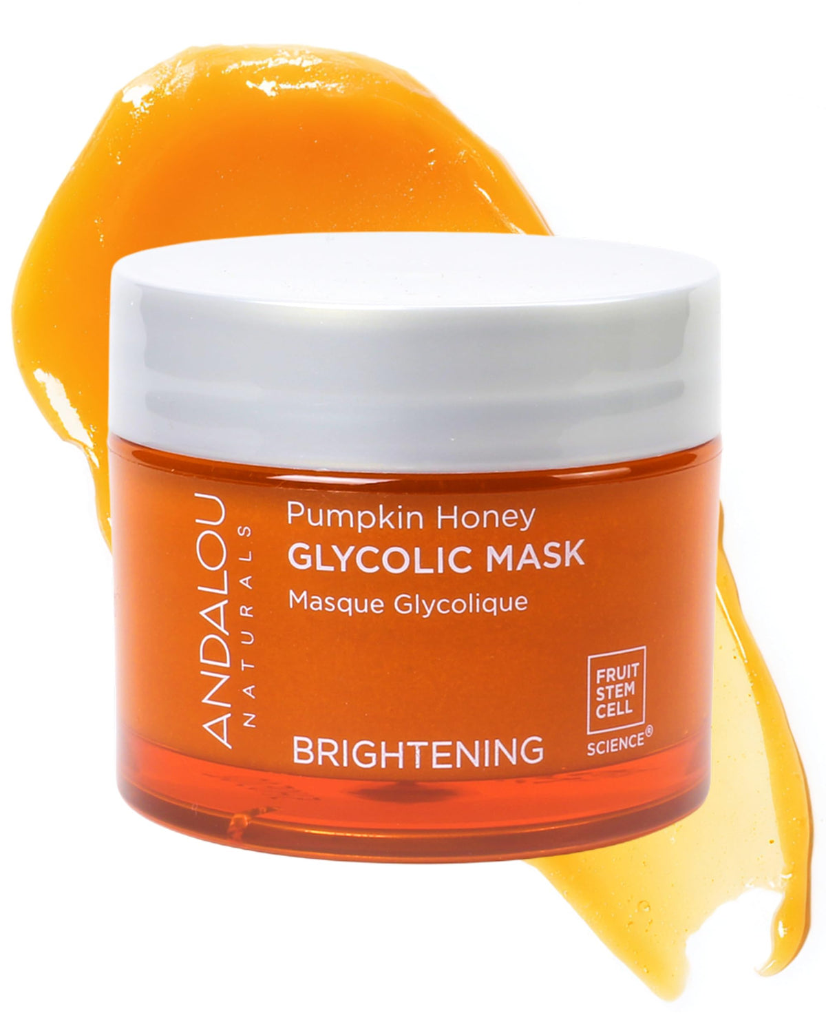 Andalou Naturals Mask Brghtng Pmpkn Glylc envase compacto para exfoliar suavemente