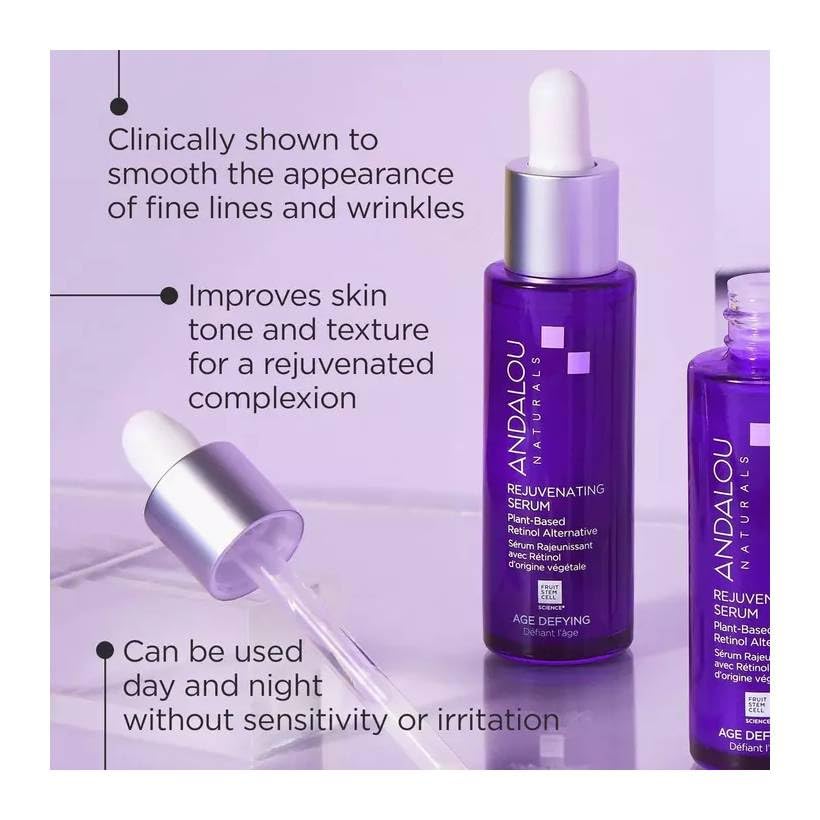 Andalou Naturals serum hidratacion restauradora para piel seca