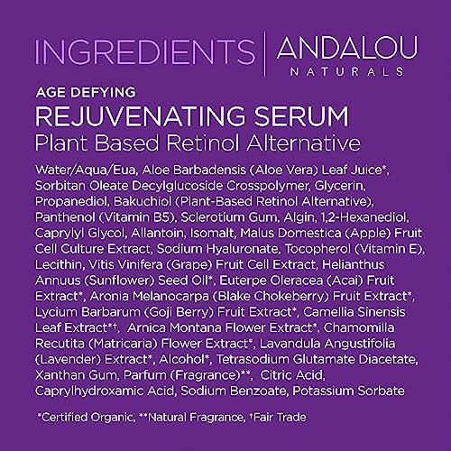 Andalou Naturals serum ritual de cuidado facial para bienestar
