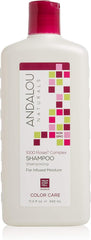 Andalou Naturals 1000 Roses: botella del champú para cuidado del color