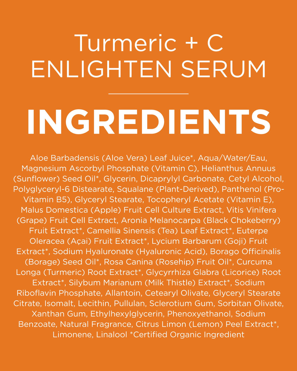 Andalou Naturals Turmeric+C Enlighten Serum, posible aumento de luminosidad y tono equilibrado.
