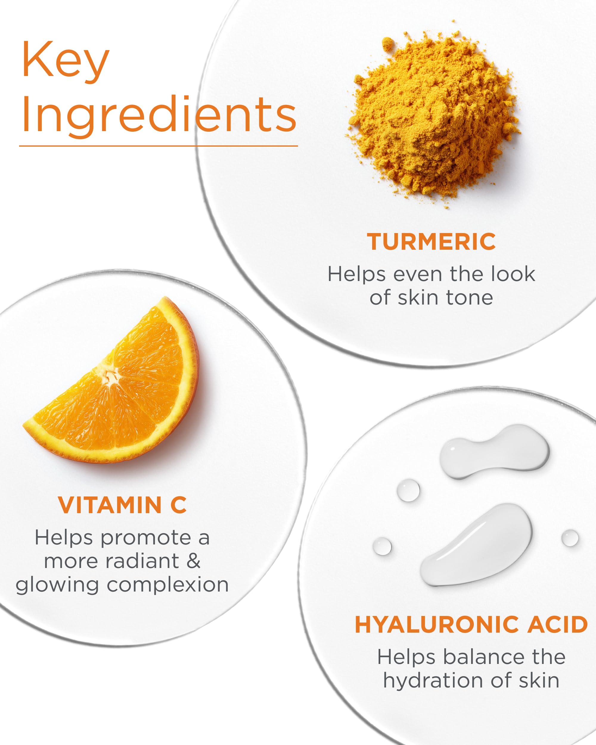 Andalou Naturals Turmeric+C Enlighten Serum, envase compacto ideal para viajar.