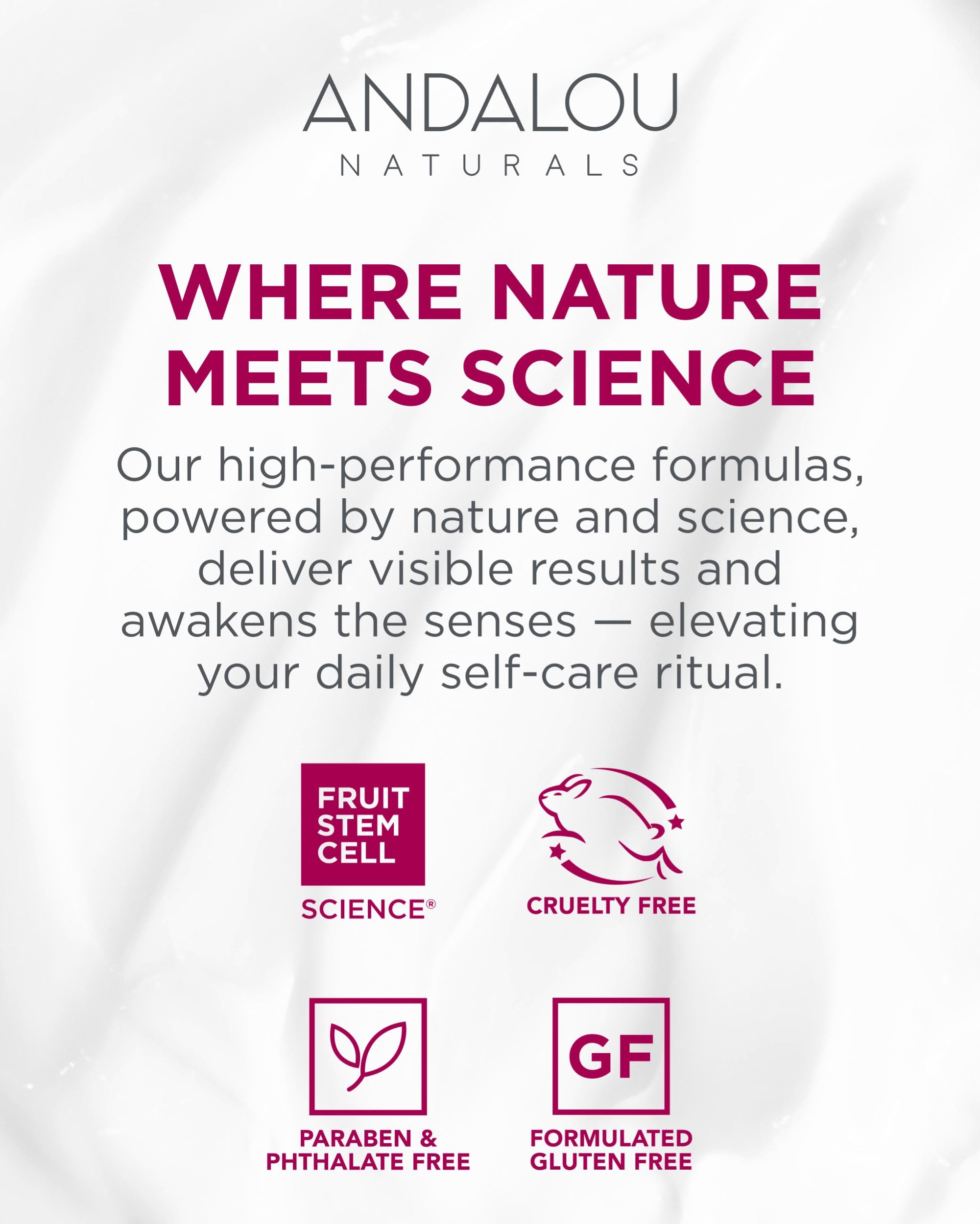 Uso diario en la rutina de mañana y noche con Andalou Naturals.