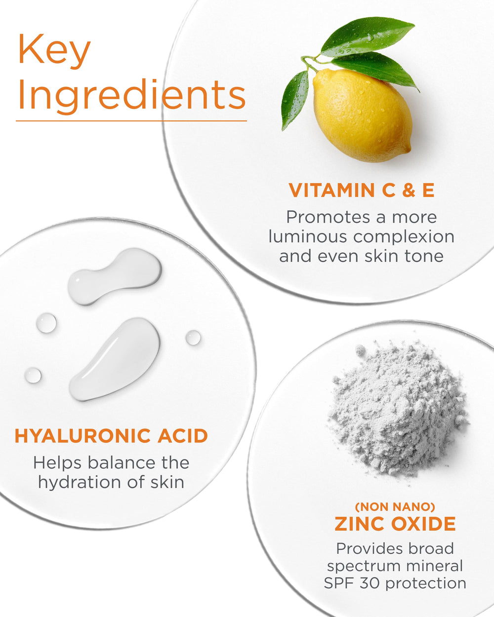 Andalou Naturals vitamina C ilumina la piel con brillo natural.