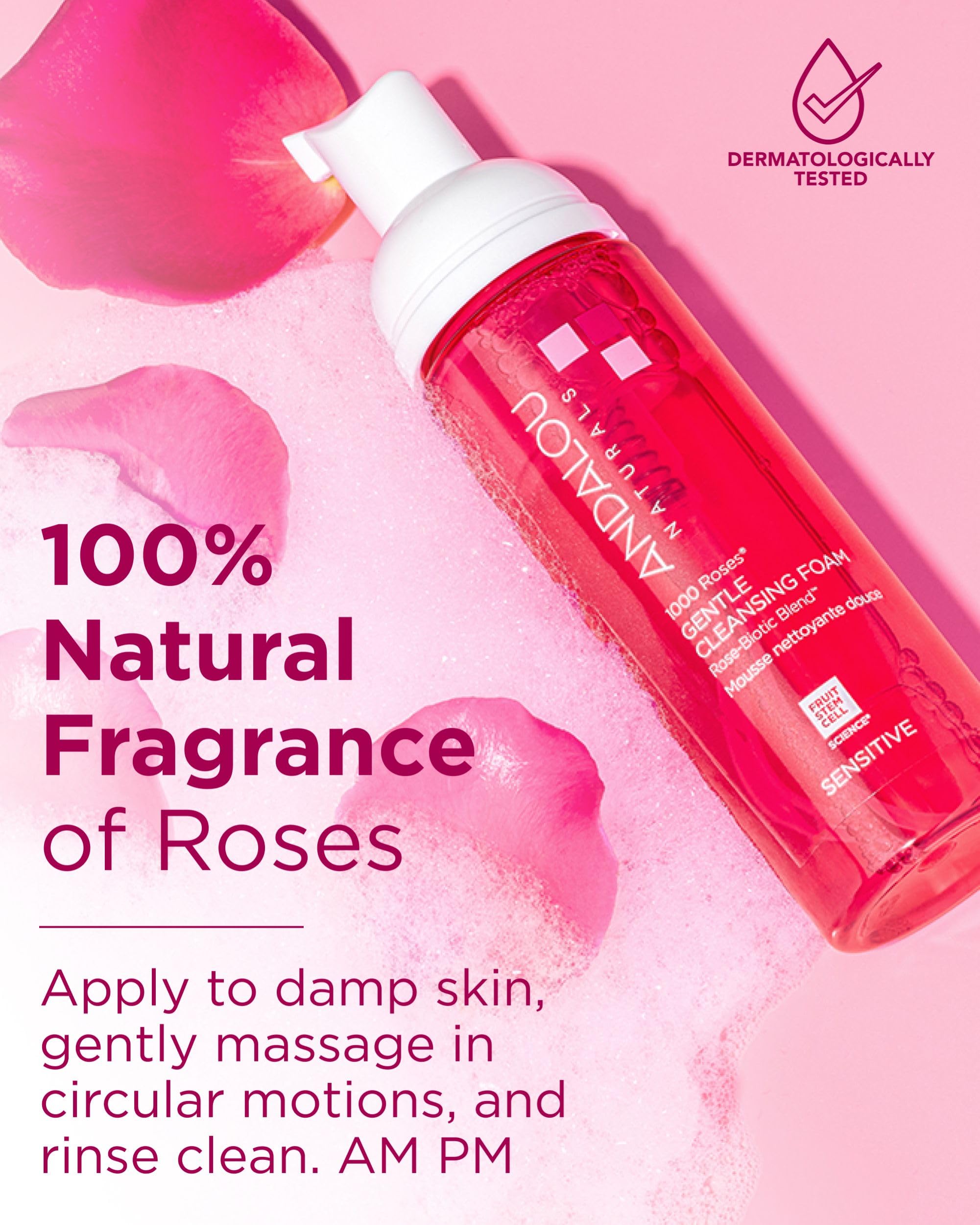 Vitamina E y aroma suave de Andalou Naturals hidratan la piel.