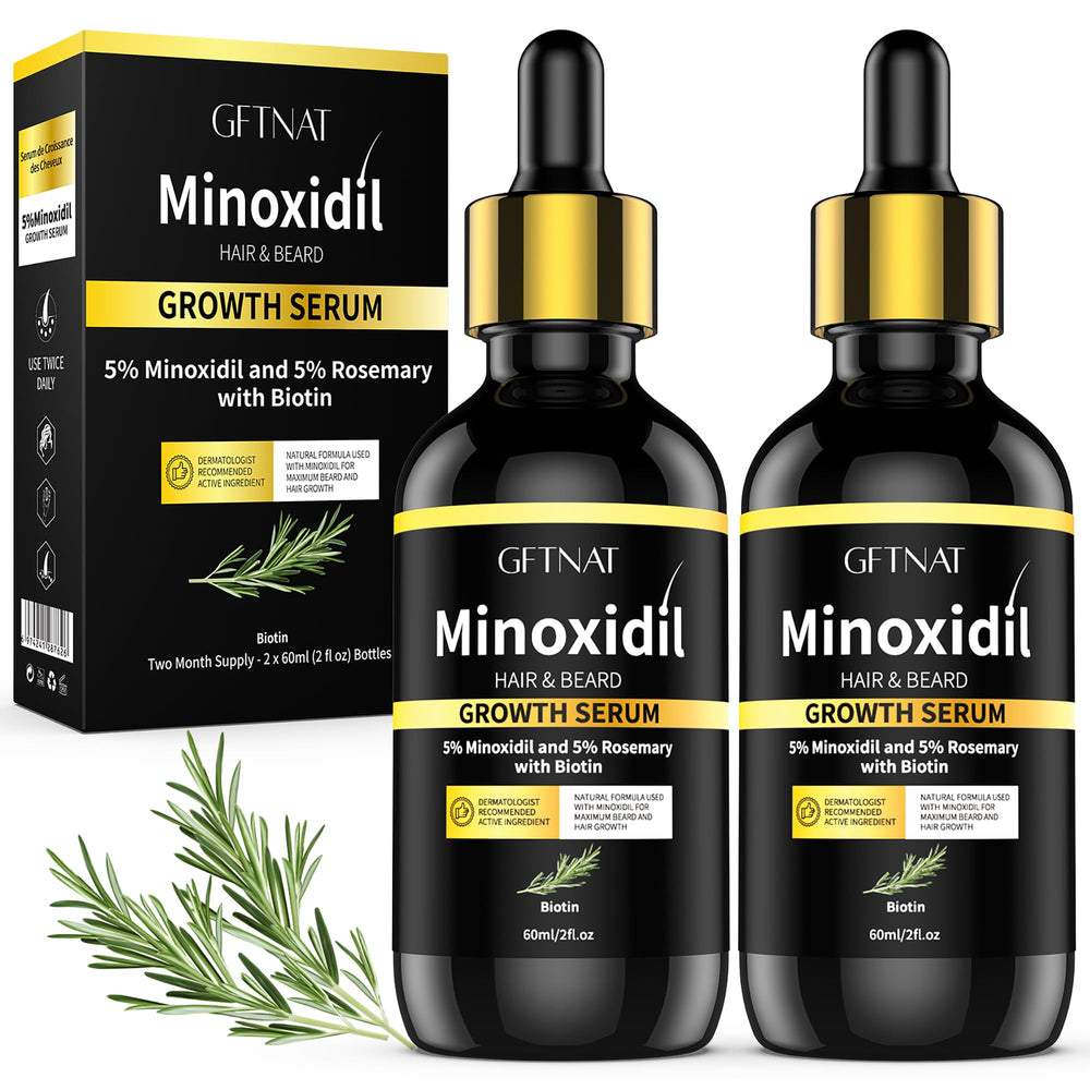 Andelusita minoxidil para cabello, frasco visible y posible fortalecimiento