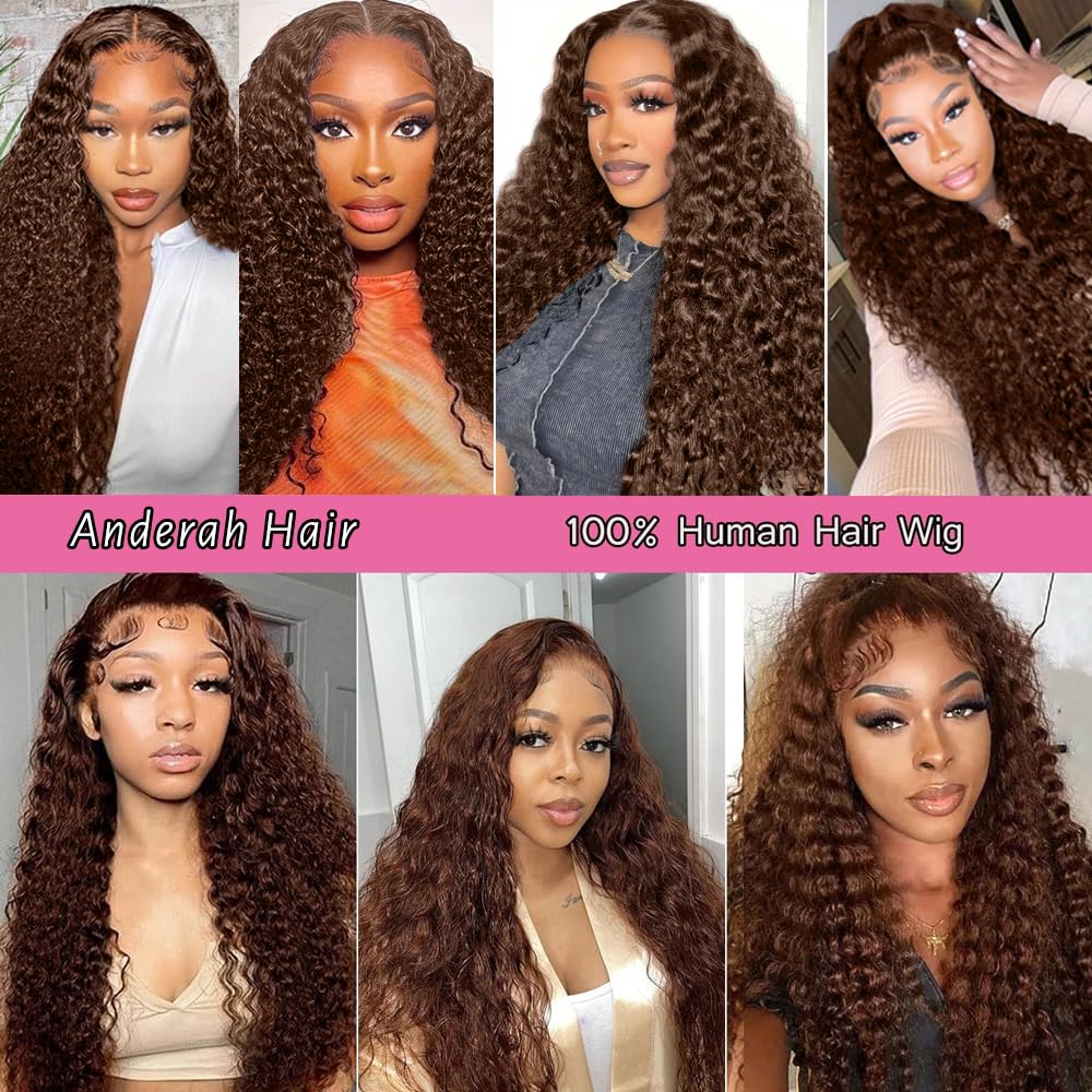Anderah dyeable curly wig ready for color customization