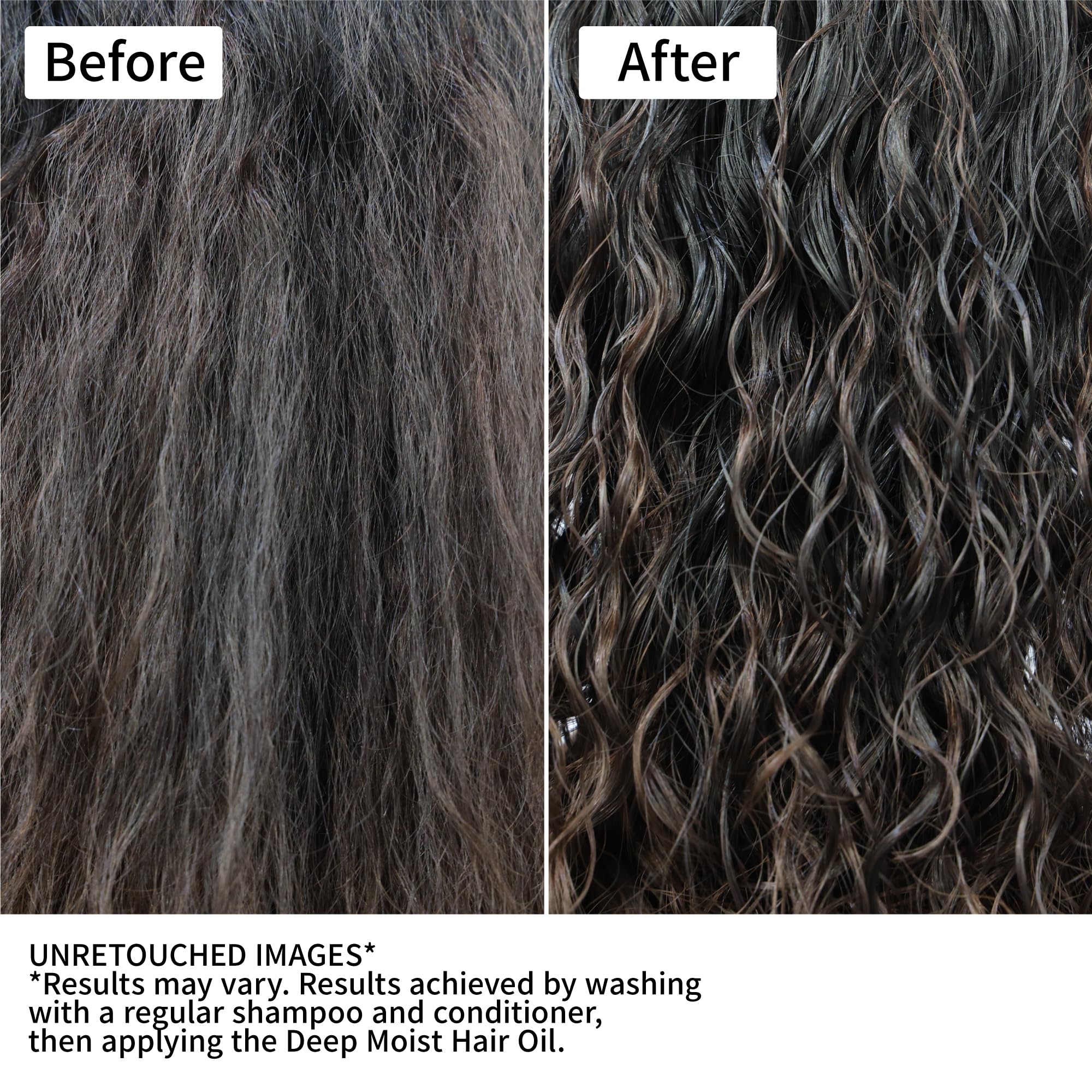 &honey Deep Moist Hair Oil texture reveals a creamy, spreadable formula for quick absorption.