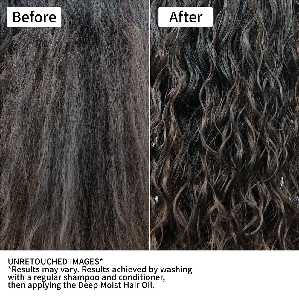 &honey Deep Moist Hair Oil texture reveals a creamy, spreadable formula for quick absorption.