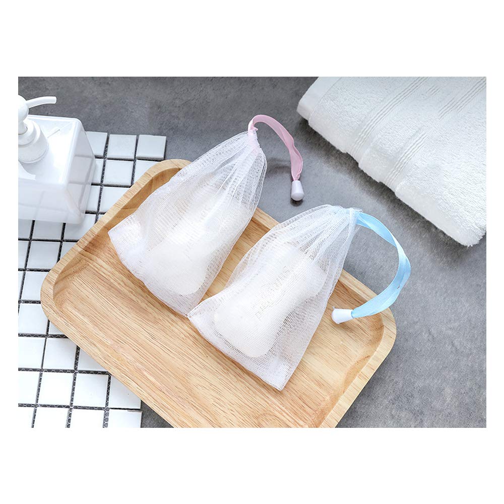 Andiker bolsa jabón malla en colores variados para identificar jabones