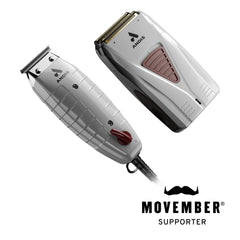Andis 17270 finishing combo trimmer metal body showing durable construction