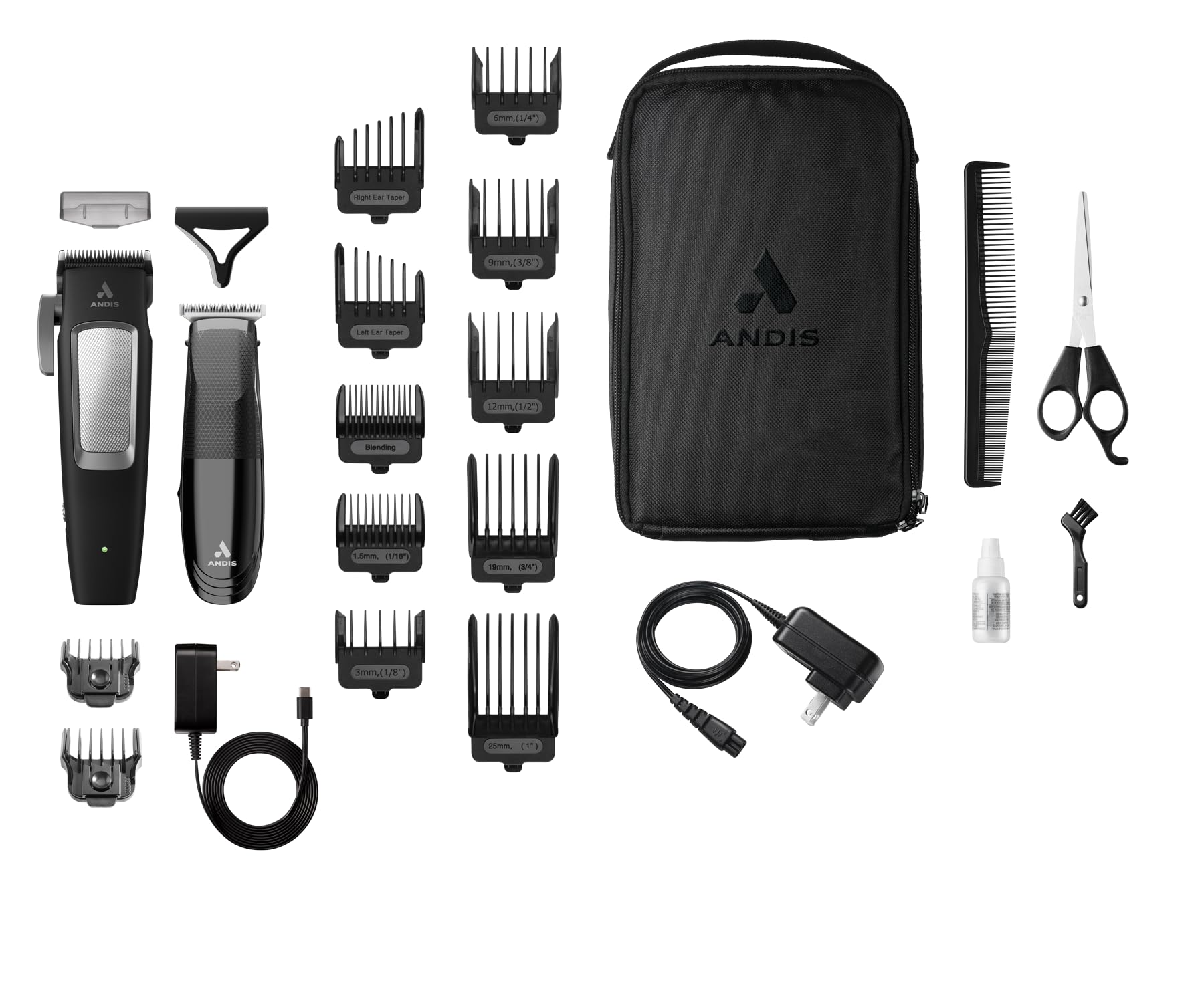 Andis 561506 adjustable blade 000–1 for precise fades.