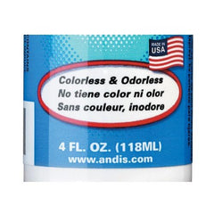 Andis Clipper Oil applied to blade teeth for quieter performance and longer life
