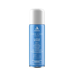 Andis Cool Care Plus 15.5 oz aerosol for blades, six-pack, easy maintenance.