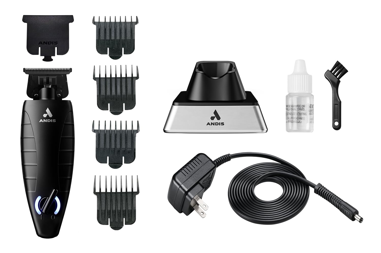 Andis GTX-EXO Black Label edition packaging on display
