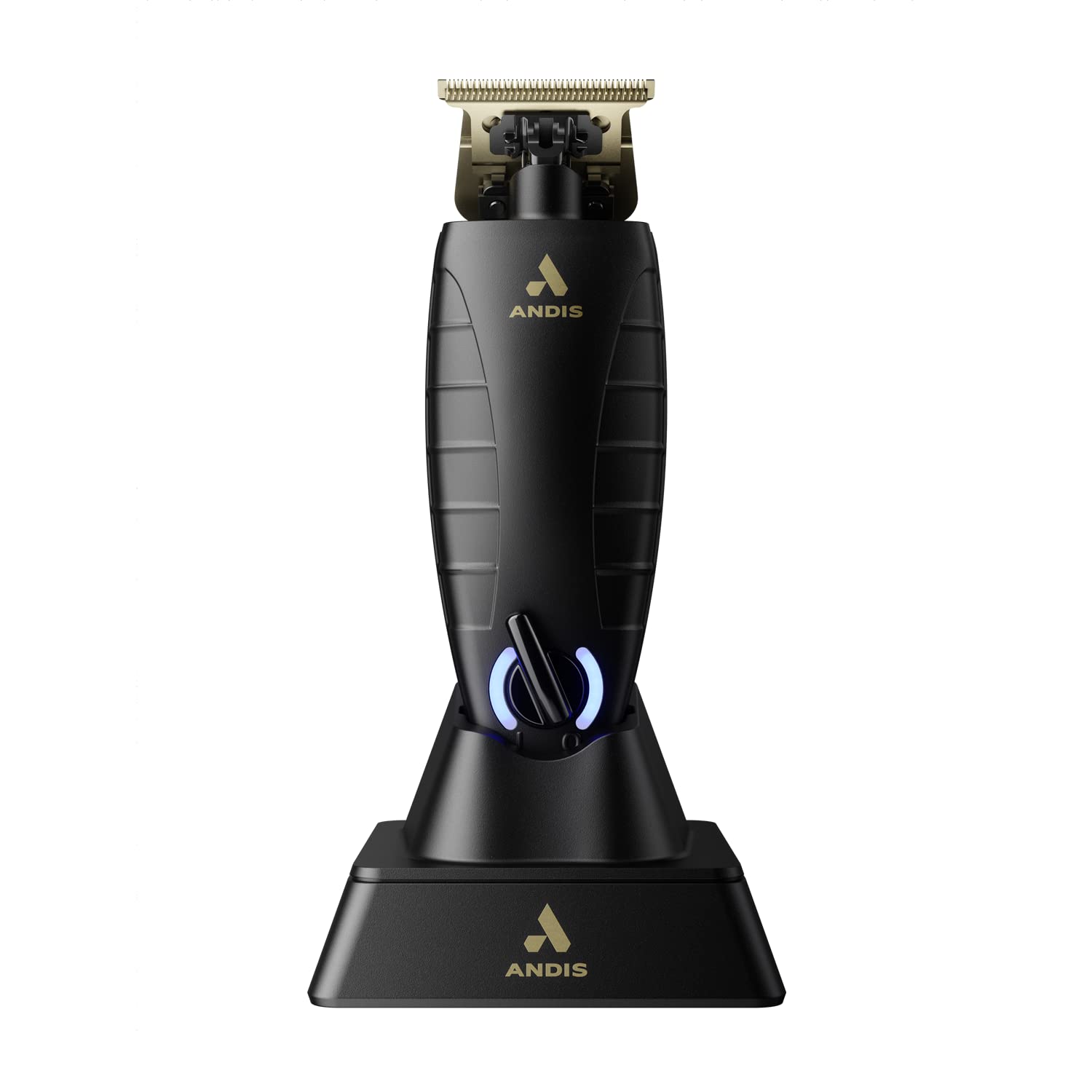 Andis GTX-EXO blade close-up for precise outlining and close-cut performance.
