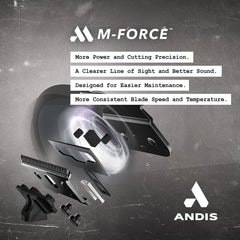 Andis GTX-EXO charging stand included for easy recharges