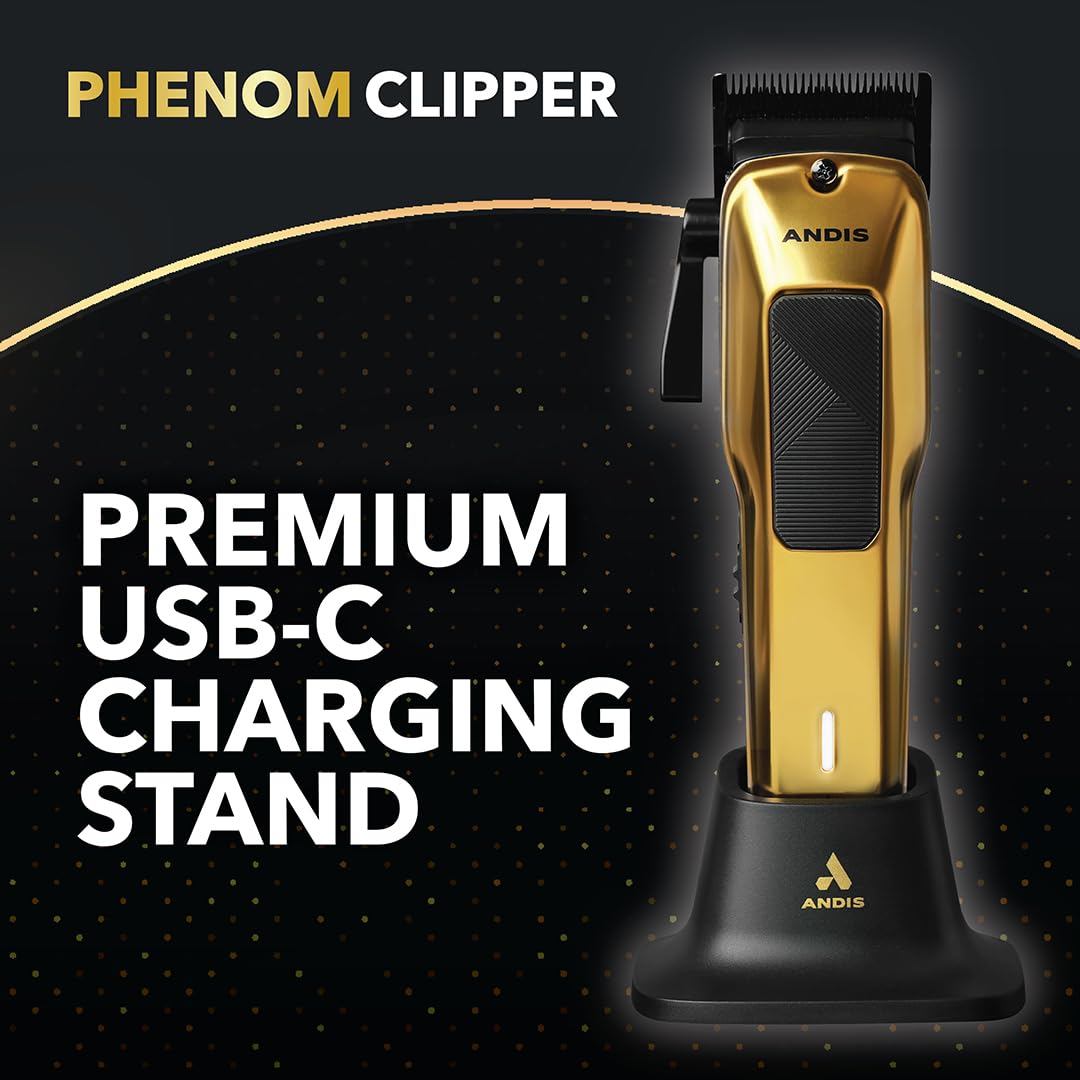 Andis Phenom premium charging stand keeping the clipper ready