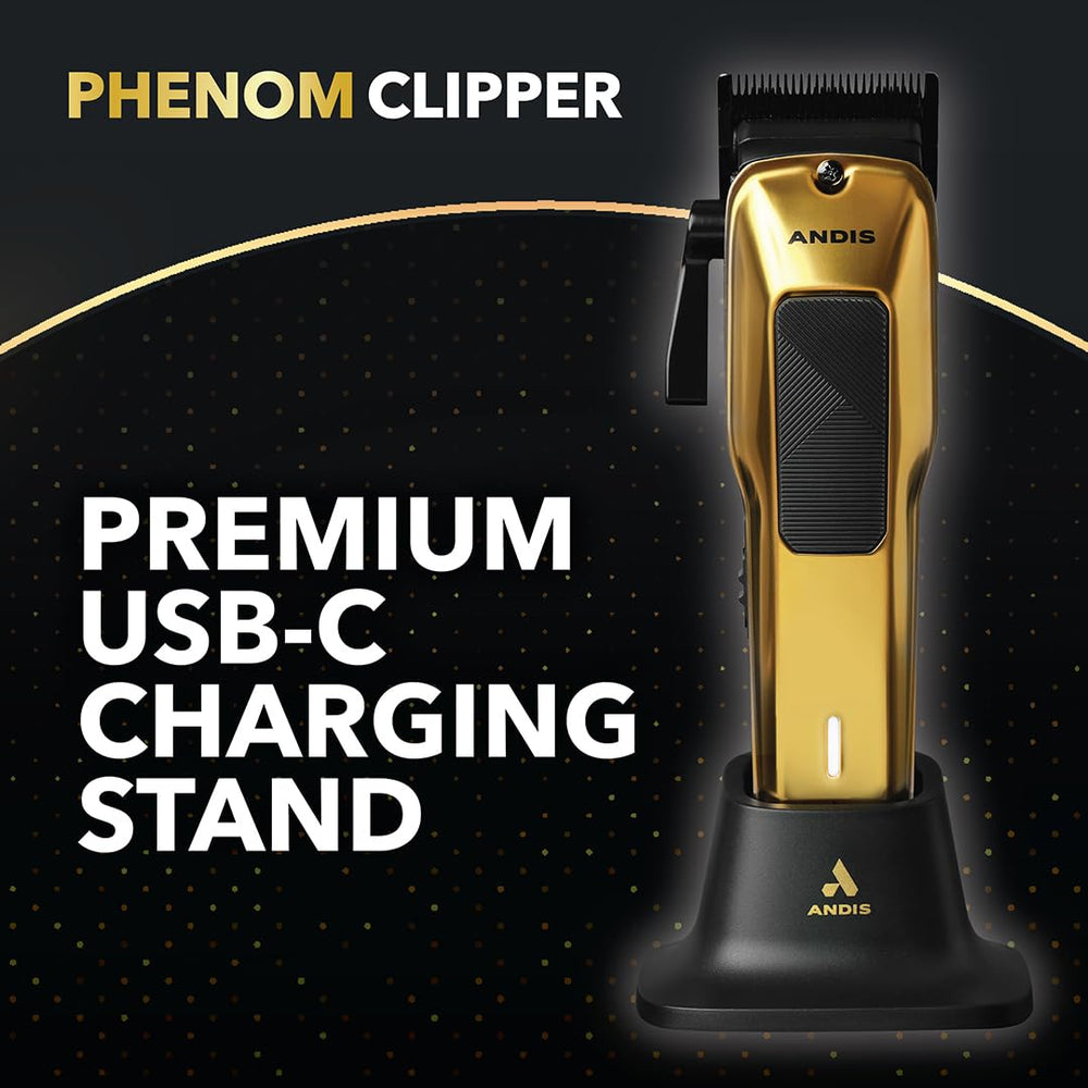 Andis Phenom premium charging stand keeping the clipper ready