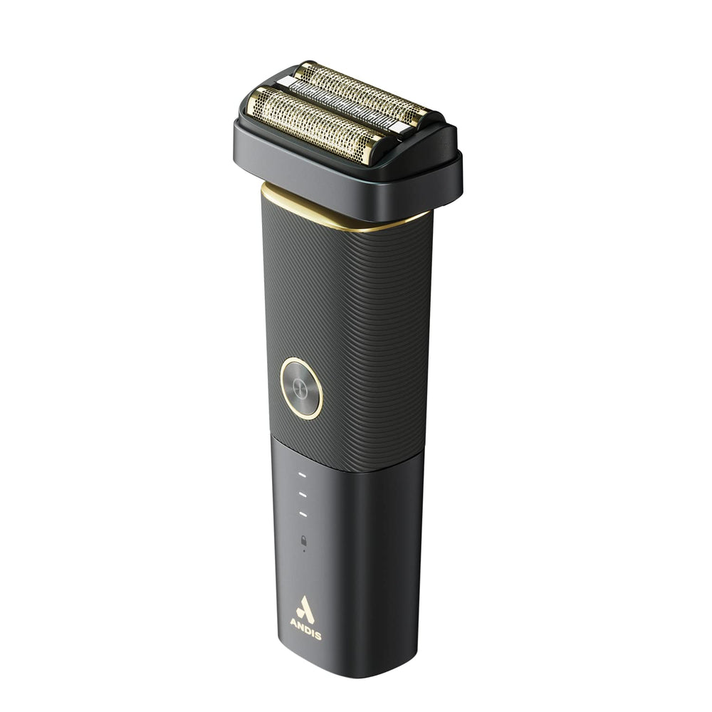 Andis reSURGE travel lock helps prevent battery discharge.