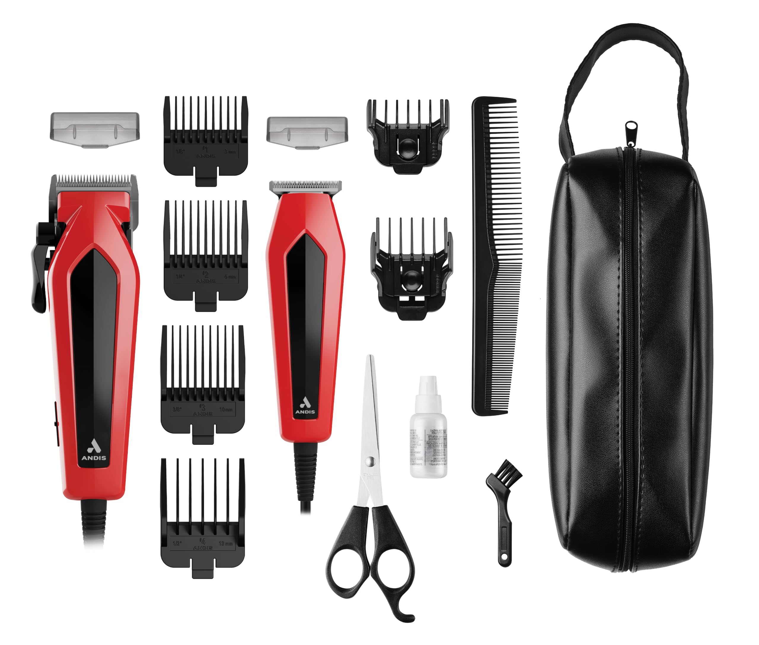Andis Ultra Trimmer detail highlighting precise edging and clean results.
