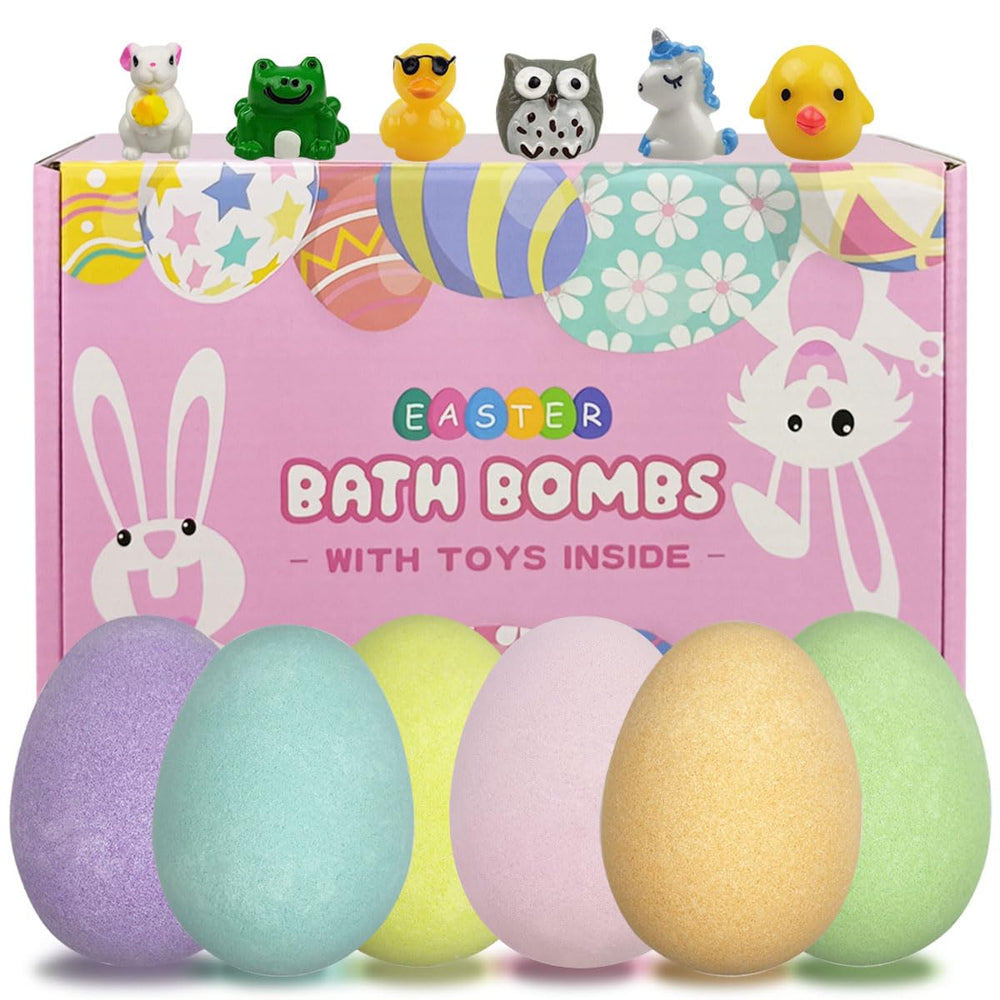 Anditoy bombas de baño Pascua 6 piezas para regalo y diversión infantil