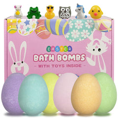 Anditoy bombas de baño Pascua 6 piezas para regalo y diversión infantil