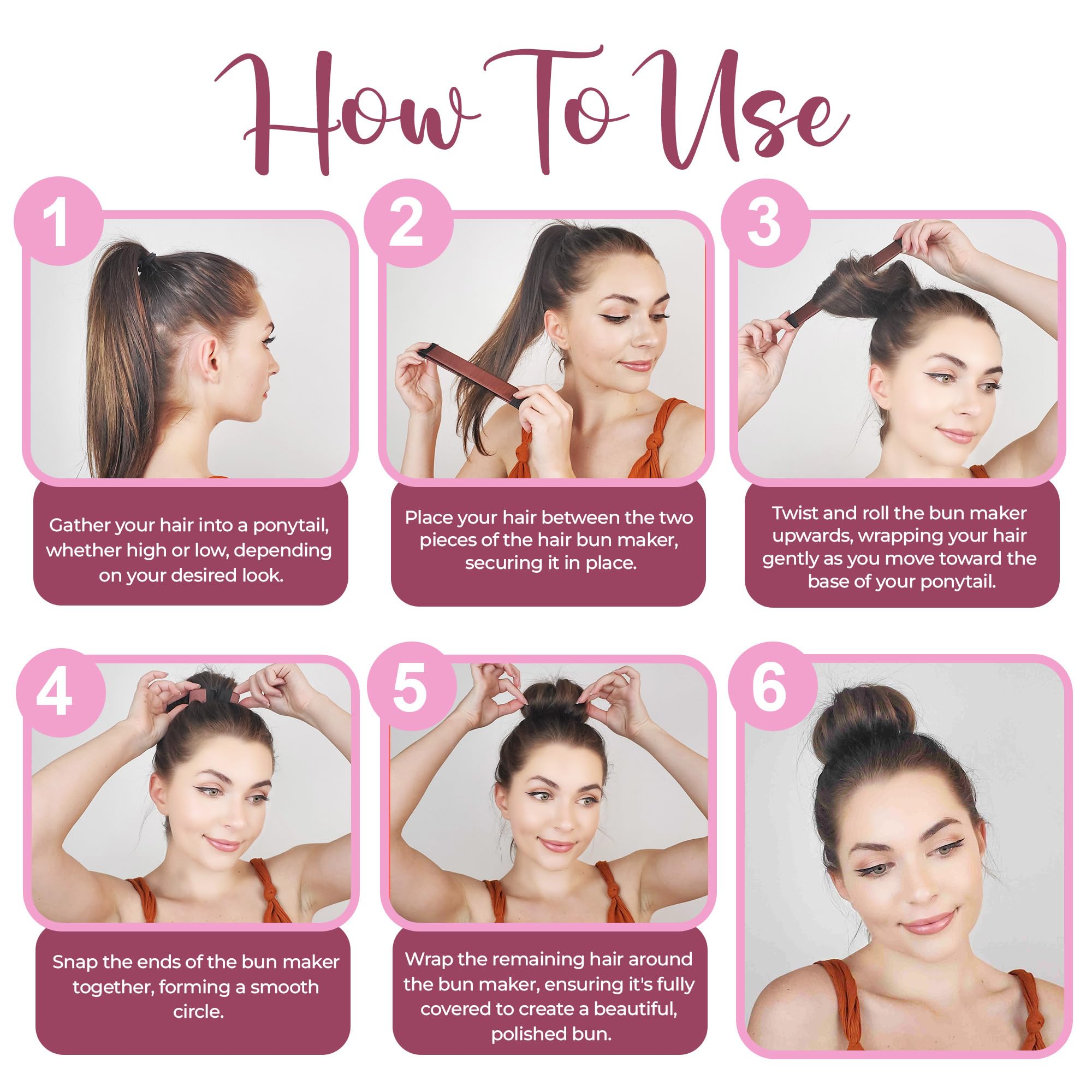 Andlane bun maker midlength hair creates versatile looks