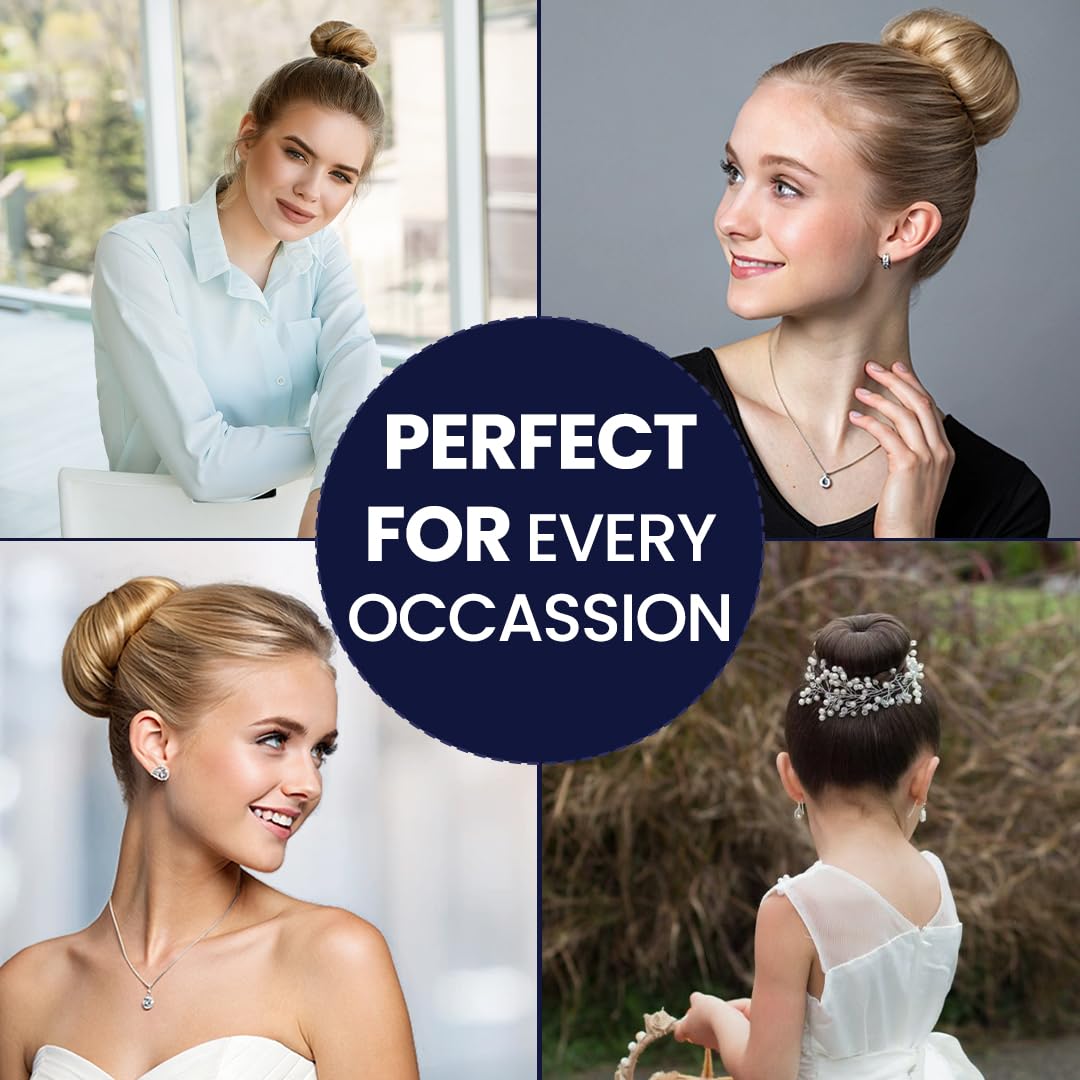 Andlane bun maker salon-ready at home brown for perfect buns.