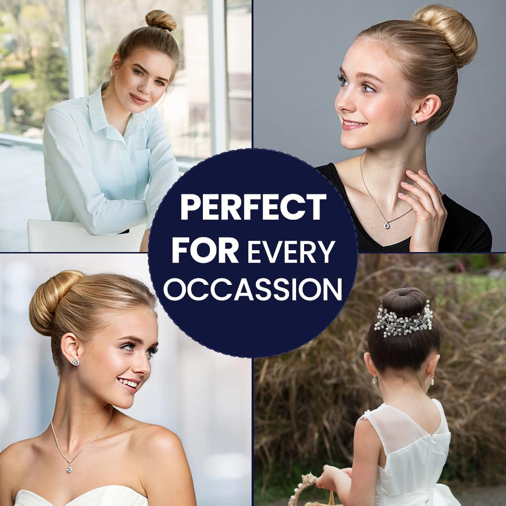 Andlane bun maker salon-ready at home brown for perfect buns.
