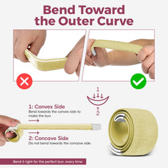 Andlane envoltura tipo pinza para cabello, peinado rápido.