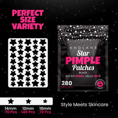 Andlane star patches in three sizes offer versatile spot coverage for different blemish sizes.