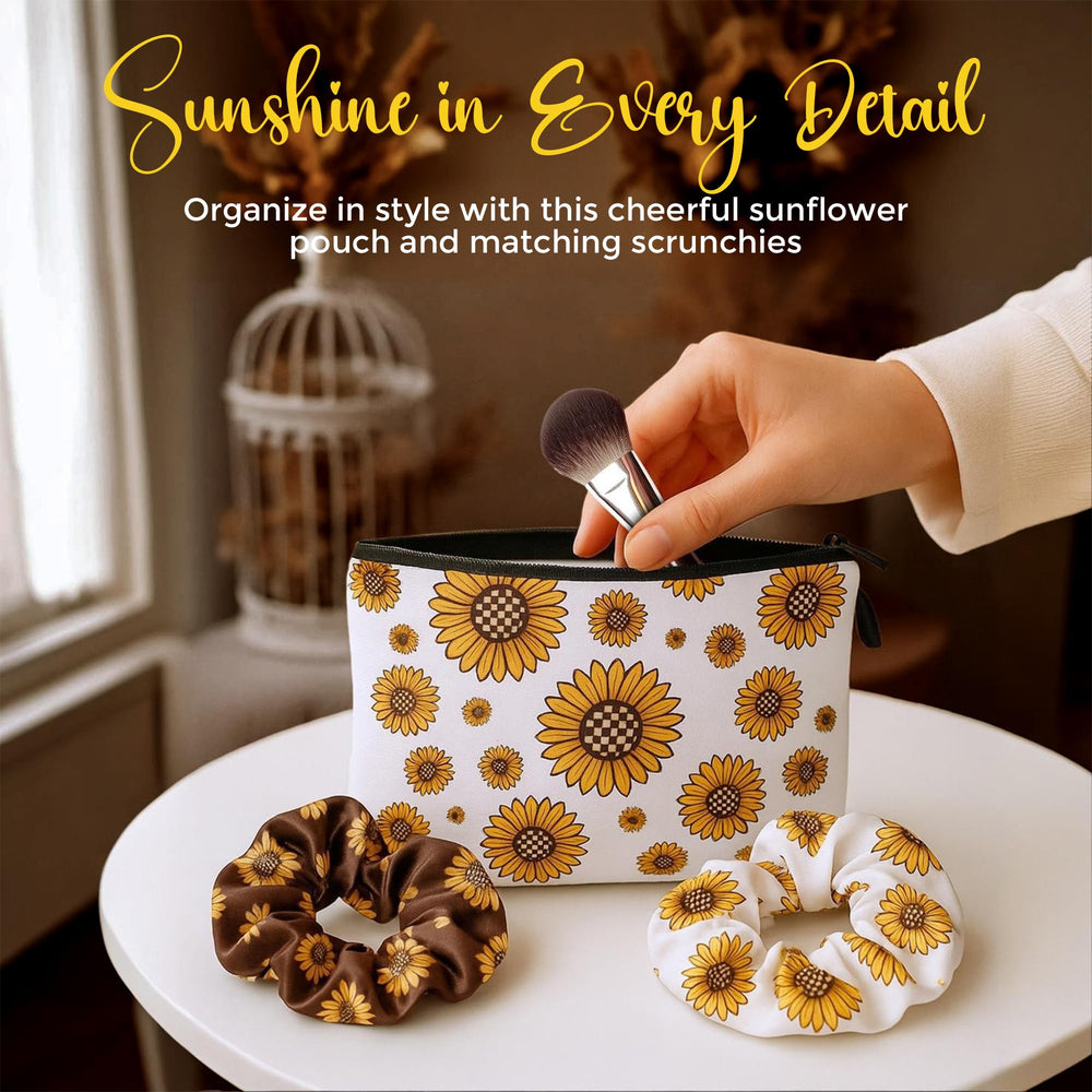 Andlane sunflower gift box candle and soap create a soothing sensory experience.