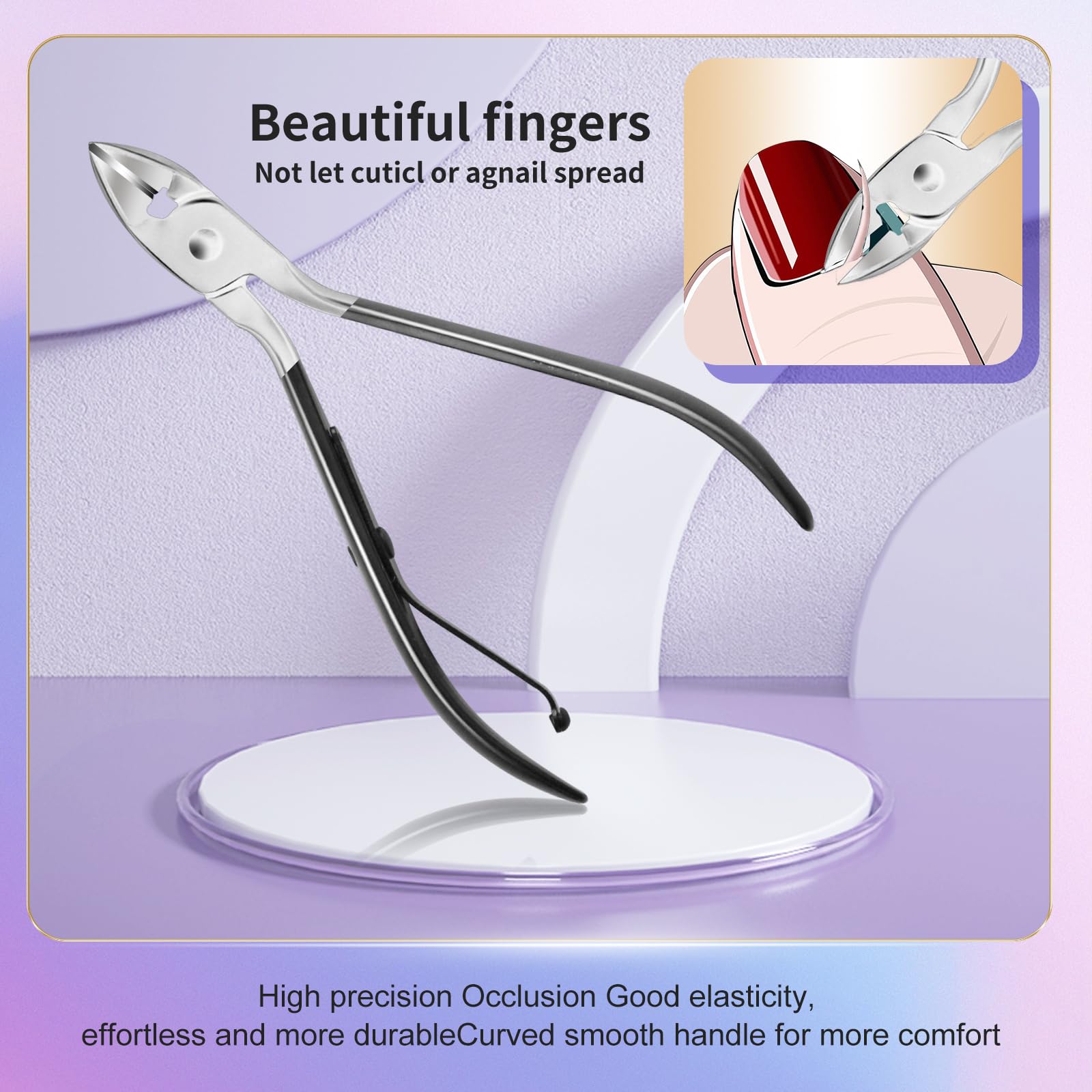Andrea manicure kit portable design lightweight for travel