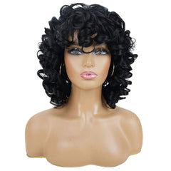 Andromeda Afro loose curls wig adds volume for versatile looks