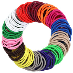 Anezus 200-pcs hair ties multi-color pack for secure everyday wear