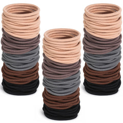 Anezus 200pcs multi-color hair ties for quick, secure everyday styles.