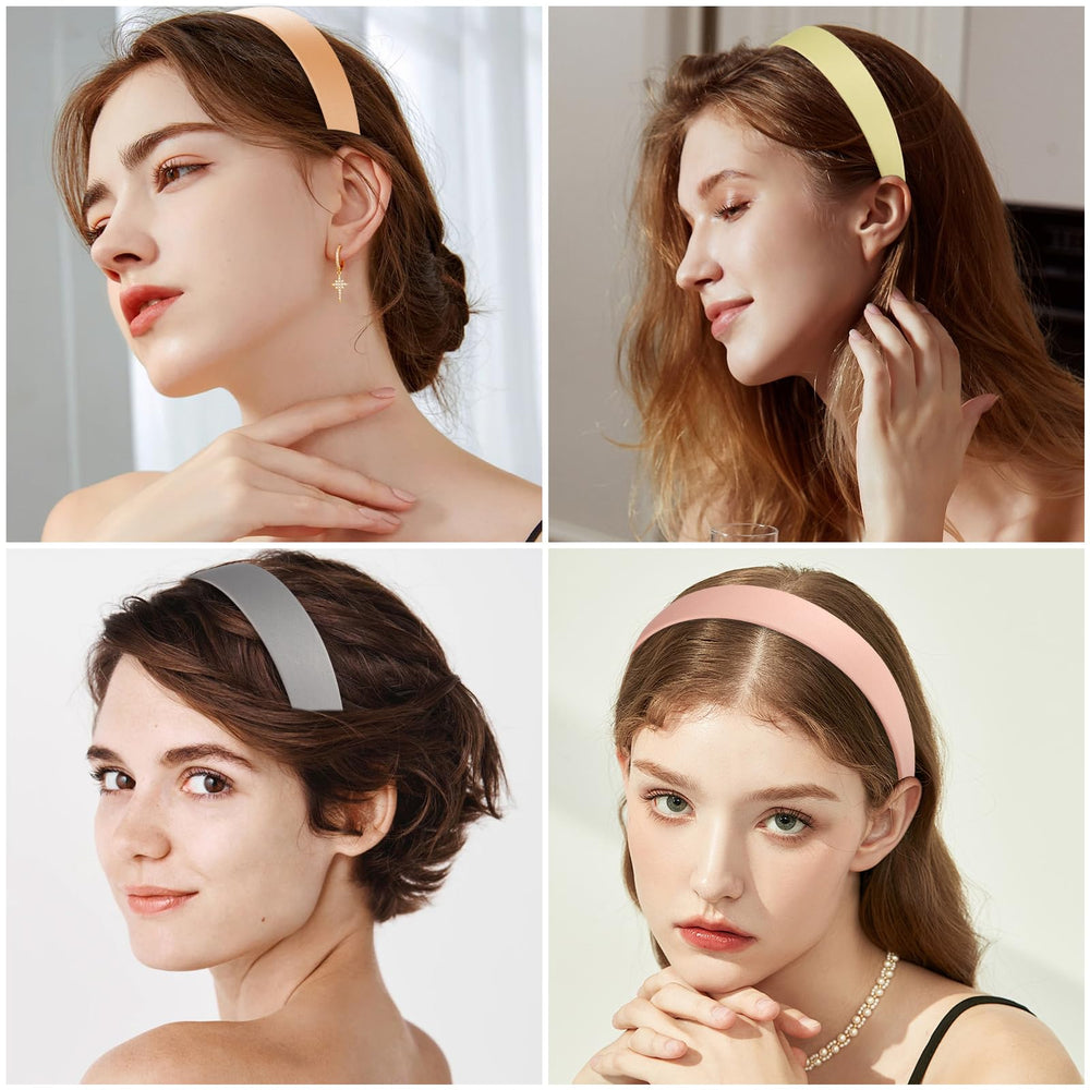 anezus headbands with anti-slip design keep hair in place during activities