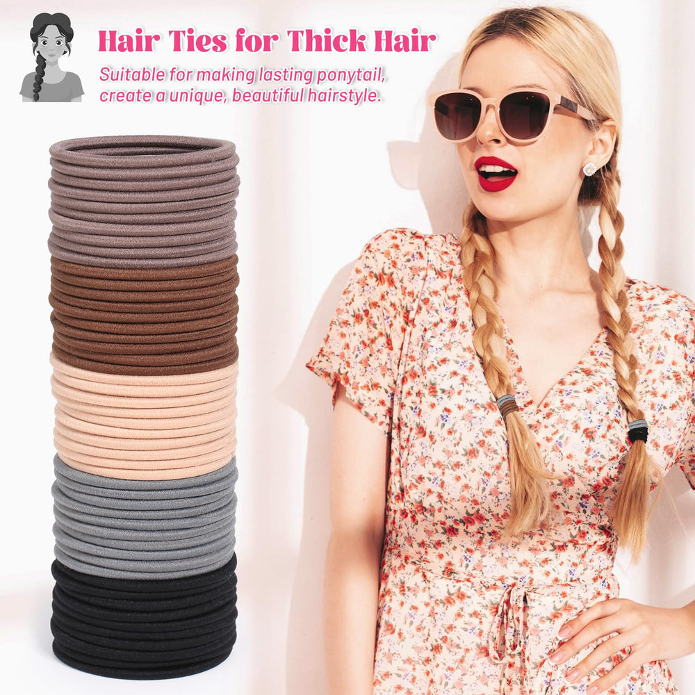 Anezus durable elastic hair ties stay resilient after many uses.