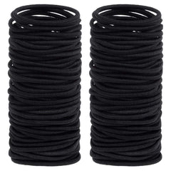 Gomas elásticas negras de Anezus paquete 200 piezas para uso diario