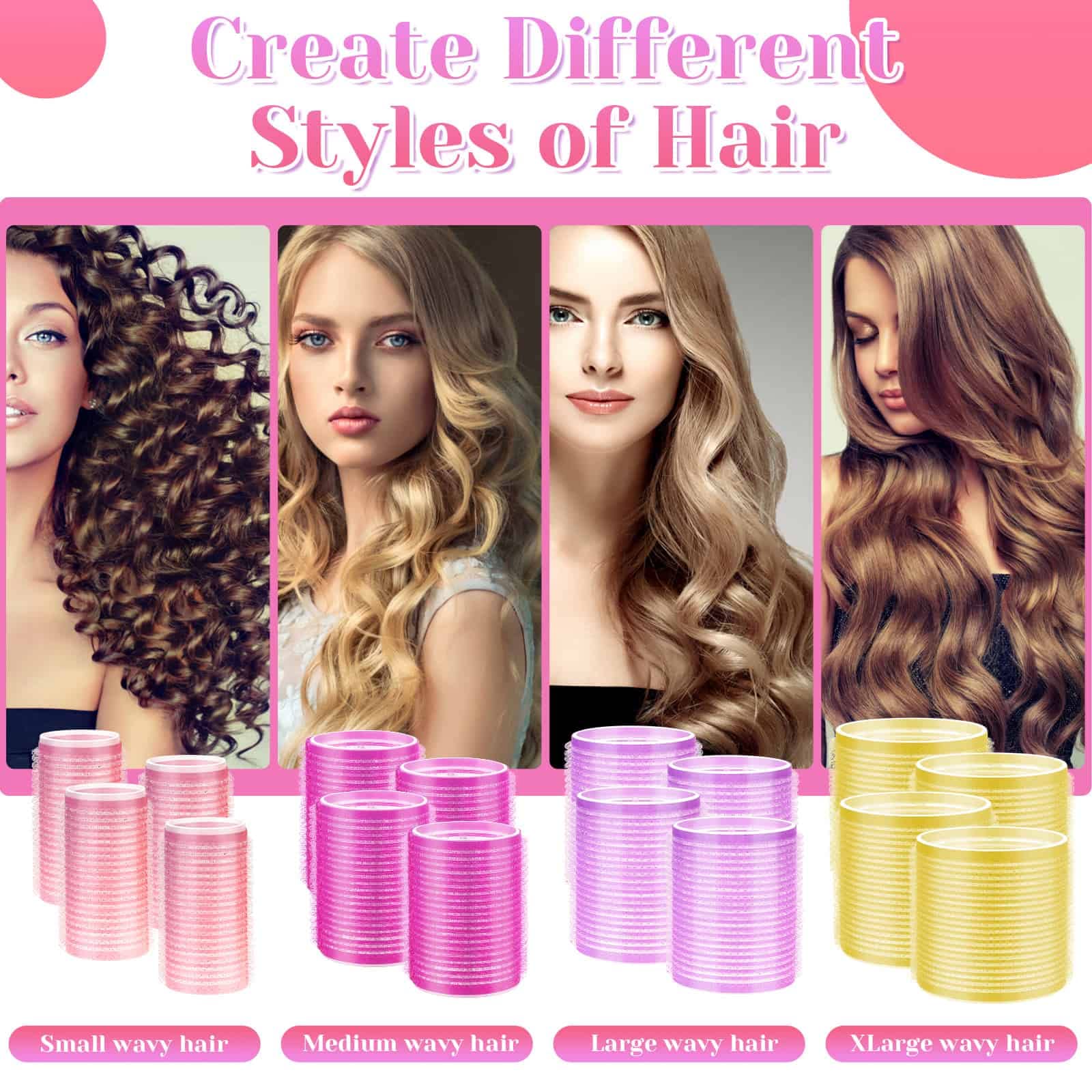 Anezus hair clip set 12 pcs securing curls for a neat finish.