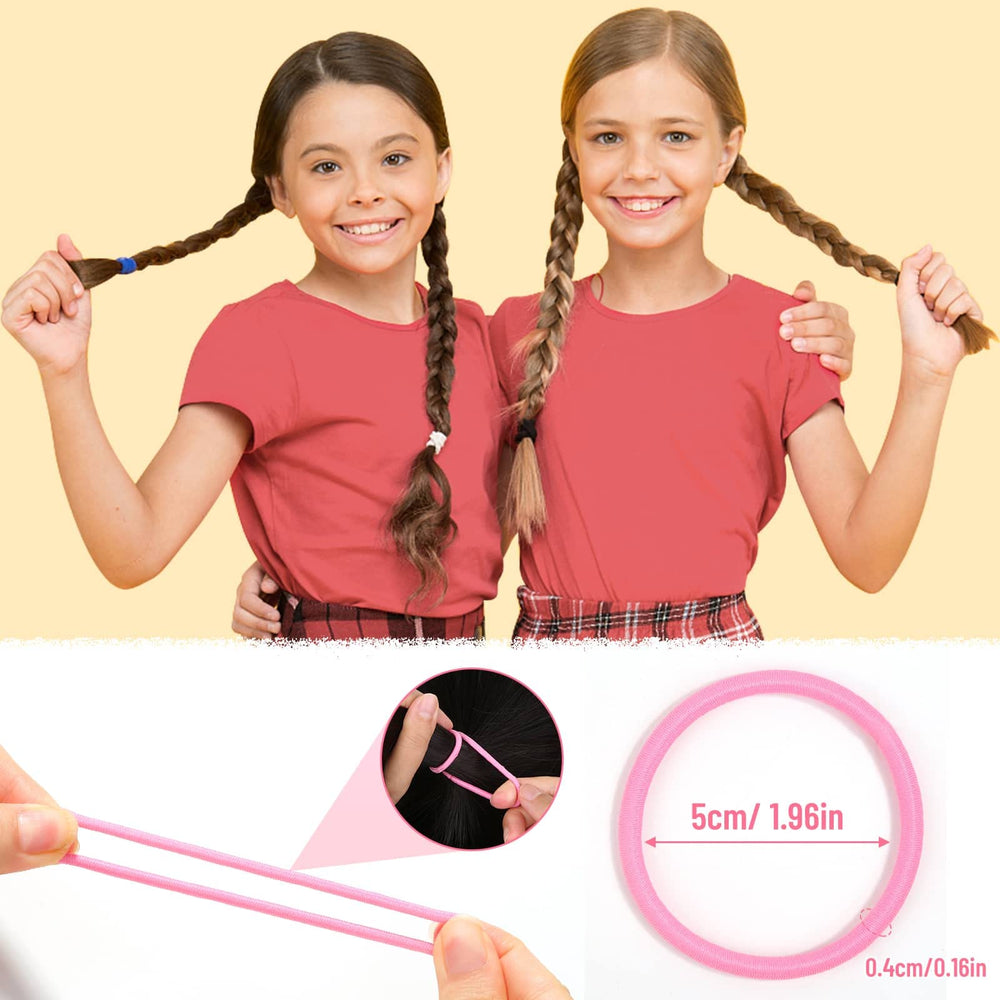 Assorted colors from Anezus hair ties support versatile styling options